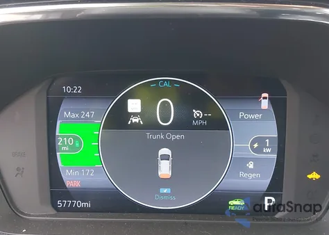 2022 Chevrolet Bolt Euv Fwd Premier из США, поврежденный, VIN 1G1FZ6S04N4132395